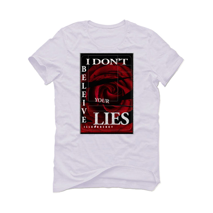 Air Jordan 1 Mid Bred 2022 | ILLCURRENCY White T-Shirt (I product image 2