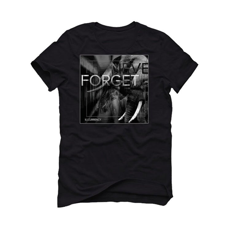 Air Jordan 1 High OG “Elephant” | illcurrency Black T-Shirt (NEVER FORGET)