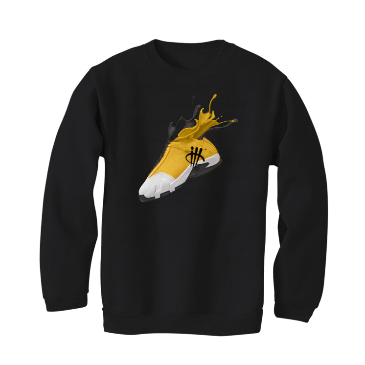 Air Jordan 14 “Light Ginger” Black T-Shirt (splash)