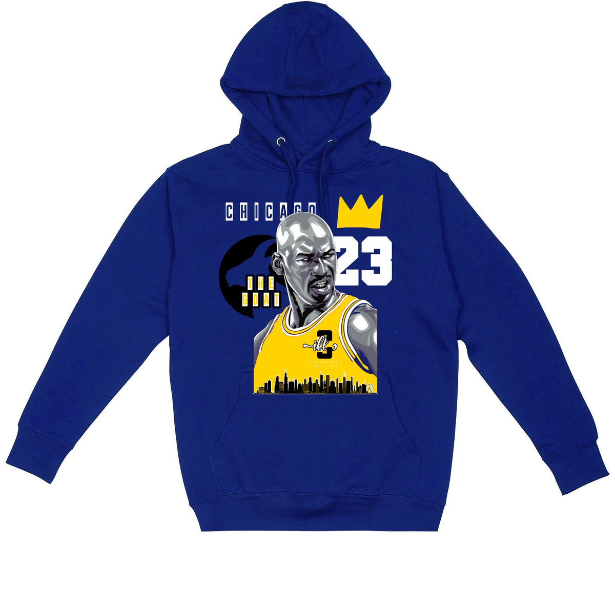 AIR JORDAN 14 LANEY |ILLCURRENCY Royal Blue T-Shirt (The product image 3
