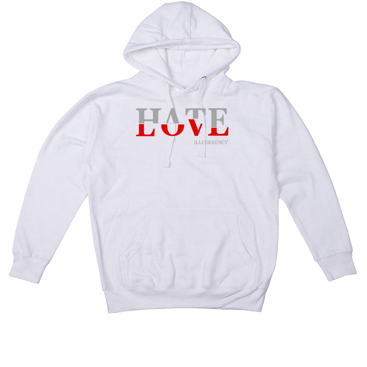 Air Jordan 4 “Black Canvas” White T-Shirt (Hate Love)