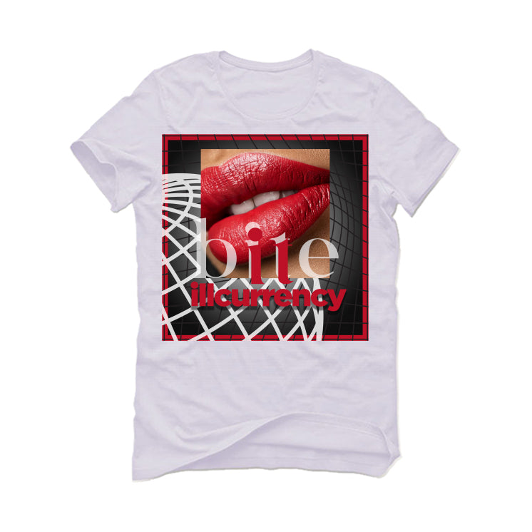 Air Jordan 9 “Fire Red” White T-Shirt (BITE IT) product image 2