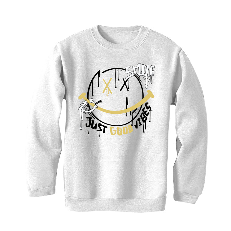 Air Jordan 11 Gratitude | ILLCURRENCY White T-Shirt (Smile) product image 4