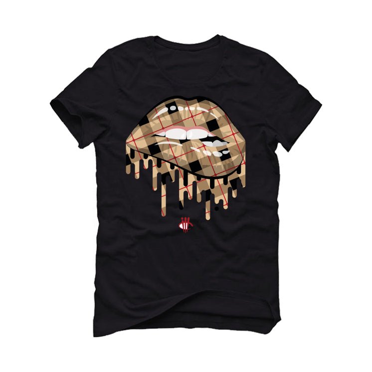 AIR JORDAN 5 "PLAID" | illcurrency Black T-Shirt Lips) product image 2