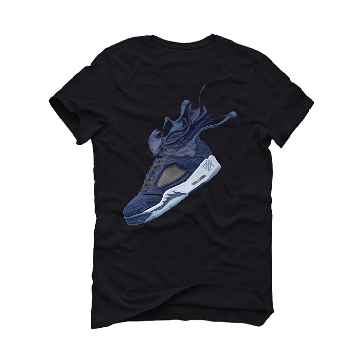 Air Jordan 5 “Georgetown” | illcurrency Black T-Shirt product image 2