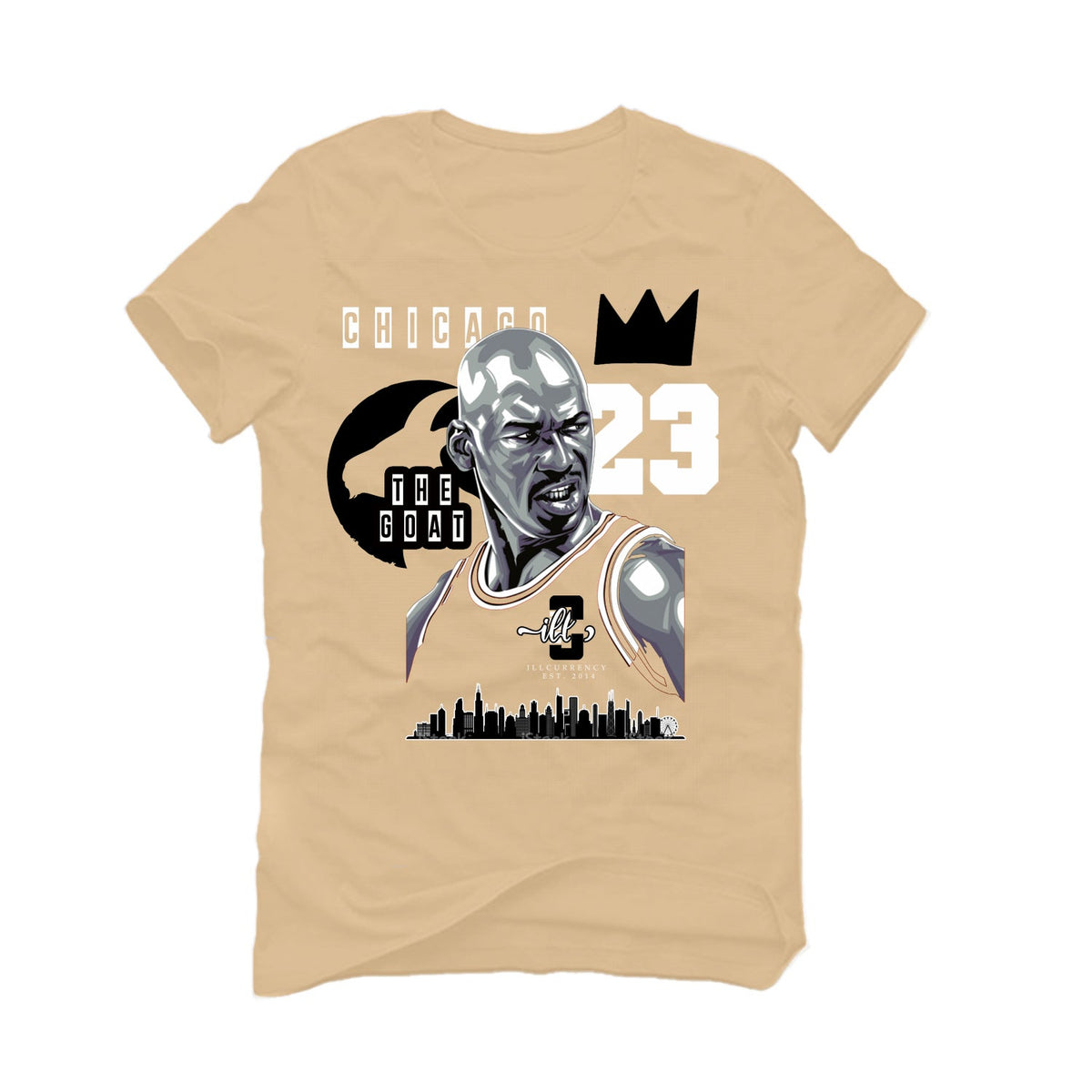 Air Jordan 1 High OG “Heirloom” Tan T-Shirt (The Goat)