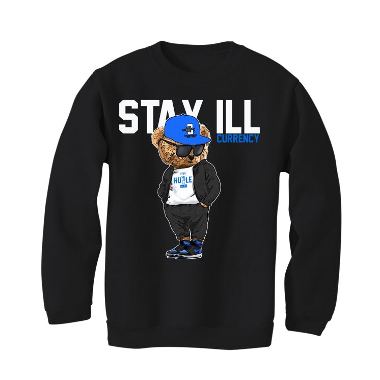Air Jordan 1 Royal Reimagined | Illcurrency Black T-Shirt product image 4
