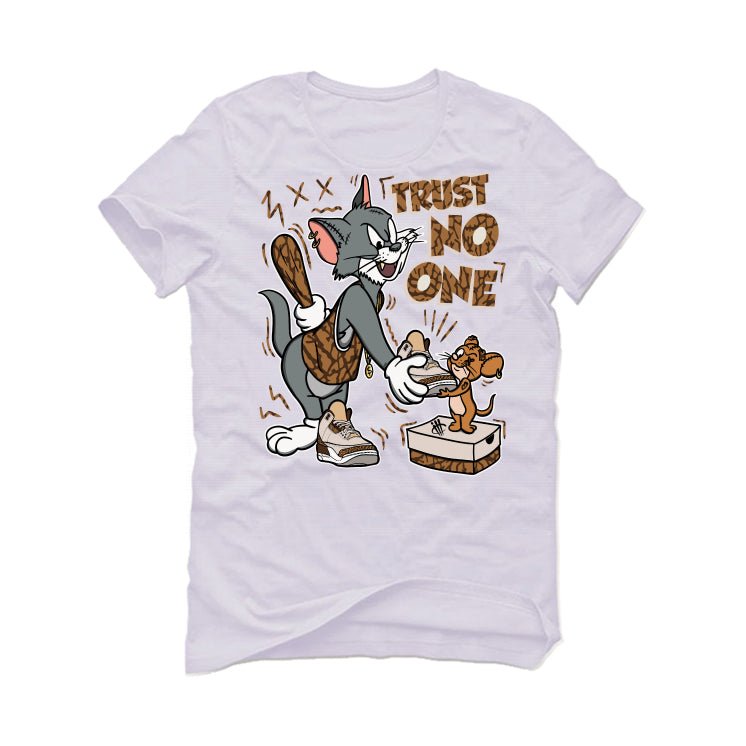 Air Jordan 3 "Palomino" | illcurrency White T-Shirt (TRUST product image 2