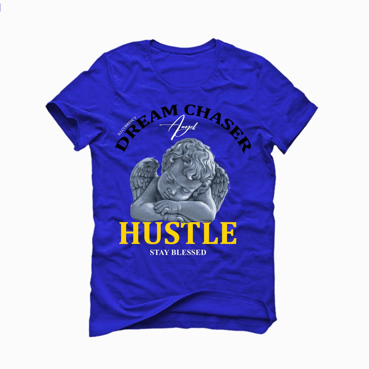 AIR JORDAN 14 LANEY |ILLCURRENCY Royal Blue T-Shirt (Dream product image 2