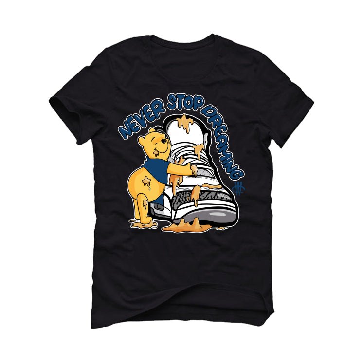 AIR JORDAN 3 “WHITE NAVY”| ILLCURRENCY Black T-Shirt (never product image 2