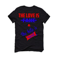 Air Jordan 8 “Playoffs” | illcurrency Black T-Shirt (Love product image 1