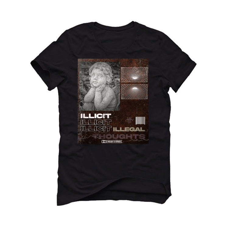 A Ma Maniere x Air Jordan 4 SP "Violet Ore" Black T-Shirt (ILLICIT)