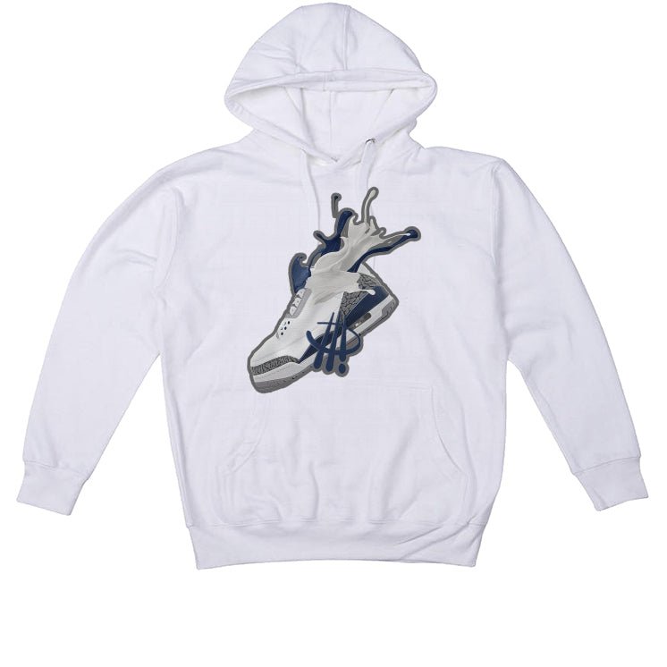 AIR JORDAN 3 “WHITE NAVY”| ILLCURRENCY T-Shirt (SPLASH 3) product image 3