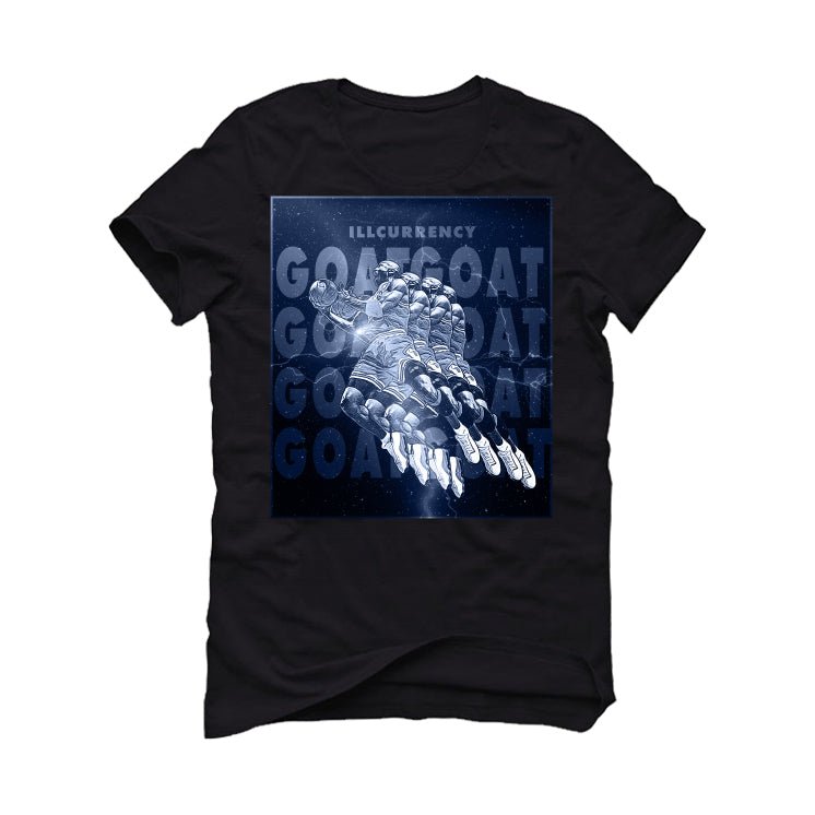 AIR JORDAN 3 “WHITE NAVY”| ILLCURRENCY Black T-Shirt product image 2