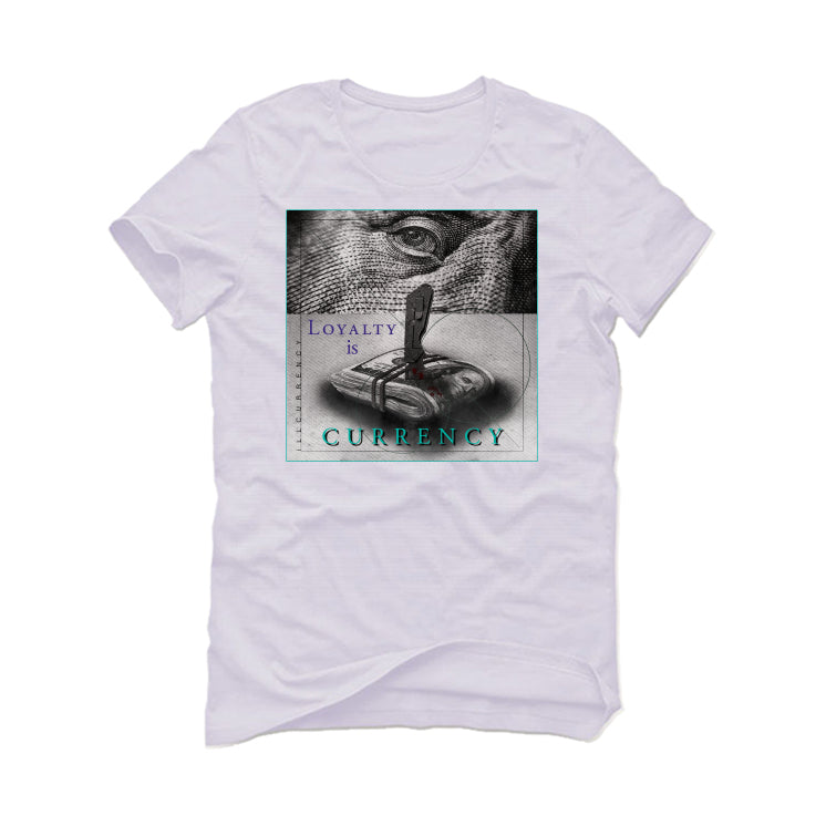 Air Jordan 1 Mid Black Grape | ILLCURRENCY White T-Shirt product image 2
