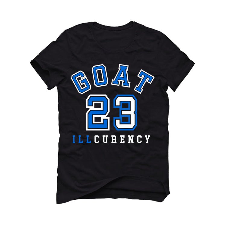 Air Jordan 1 Royal Reimagined | Illcurrency Black T-Shirt product image 2