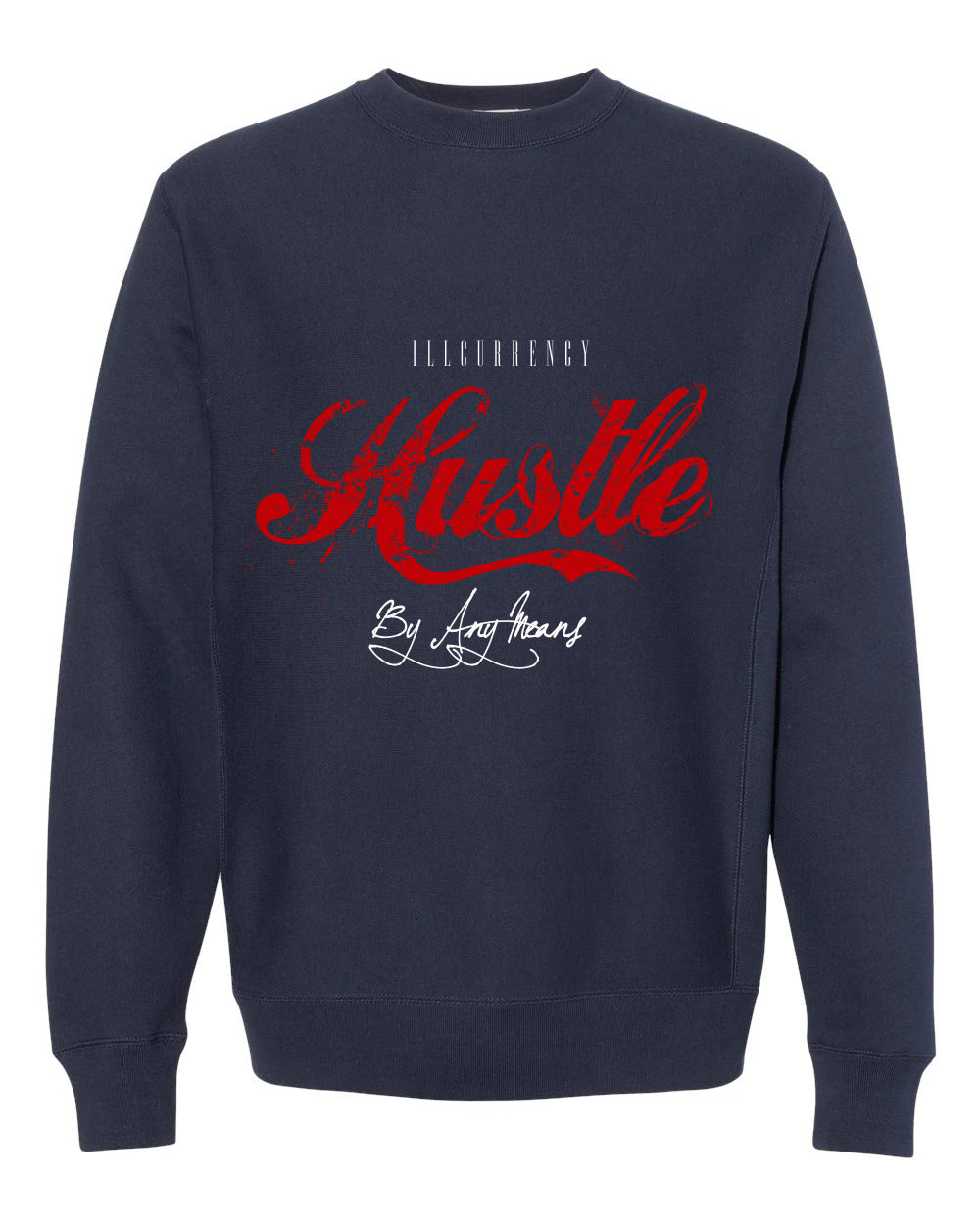 The Air Jordan 1 Mid SE  "USA" | illCurrency Navy Blue T-Shirt (Hustle By Any Means)