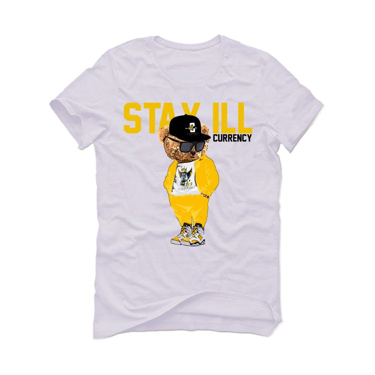Air Jordan 6 Yellow Ochre | illcurrency White T-Shirt (Stay product image 2