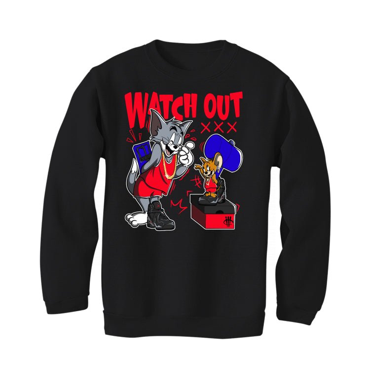 Air Jordan 8 “Playoffs” | illcurrency Black T-Shirt (watch product image 4