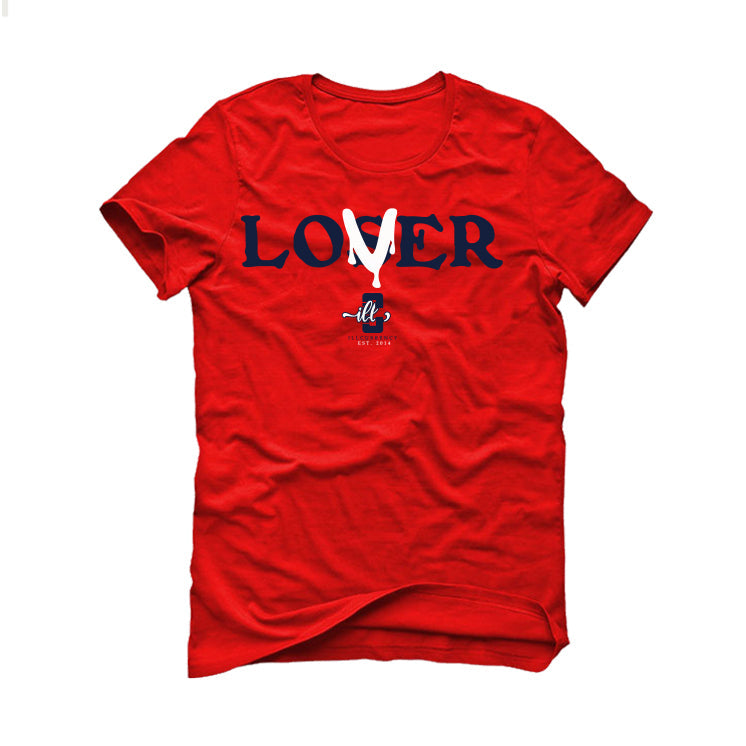 The Air Jordan 1 Mid SE  "USA" | illCurrency Red T-Shirt (Loser)