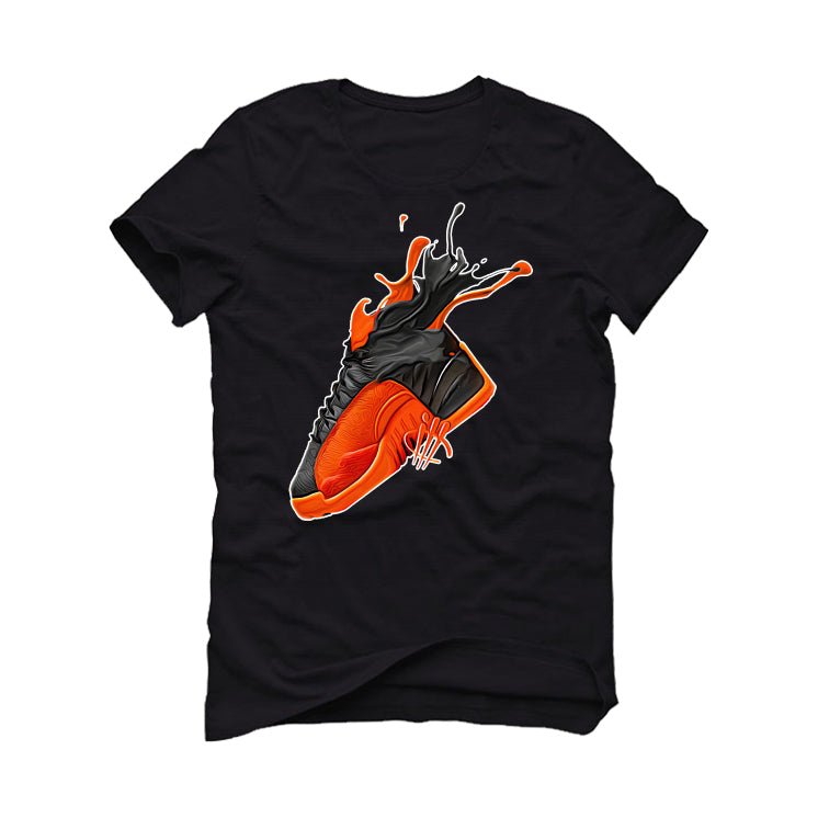 Air Jordan 12 Brilliant Orange - Black T-Shirt (SPLASH)