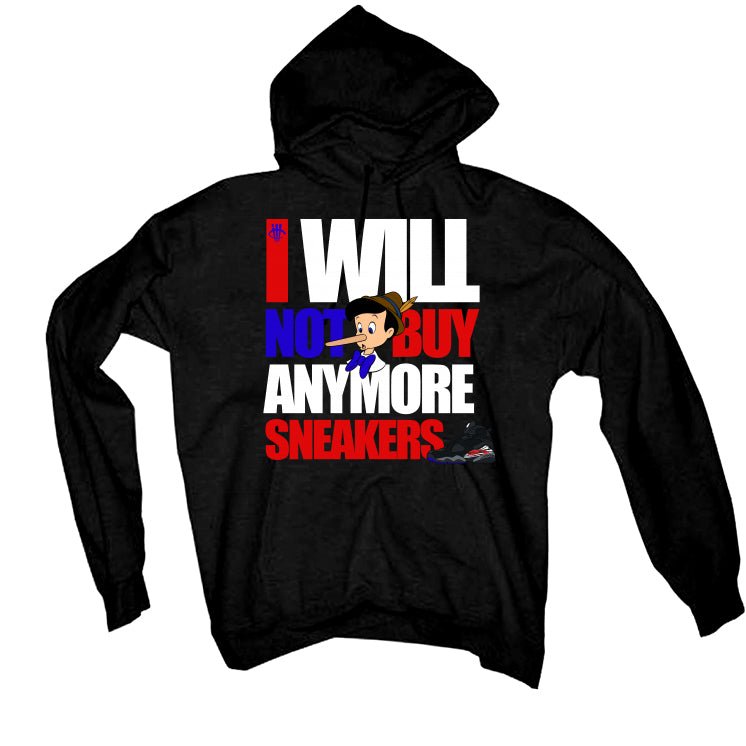 Air Jordan 8 “Playoffs” | illcurrency Black T-Shirt (I WILL product image 3
