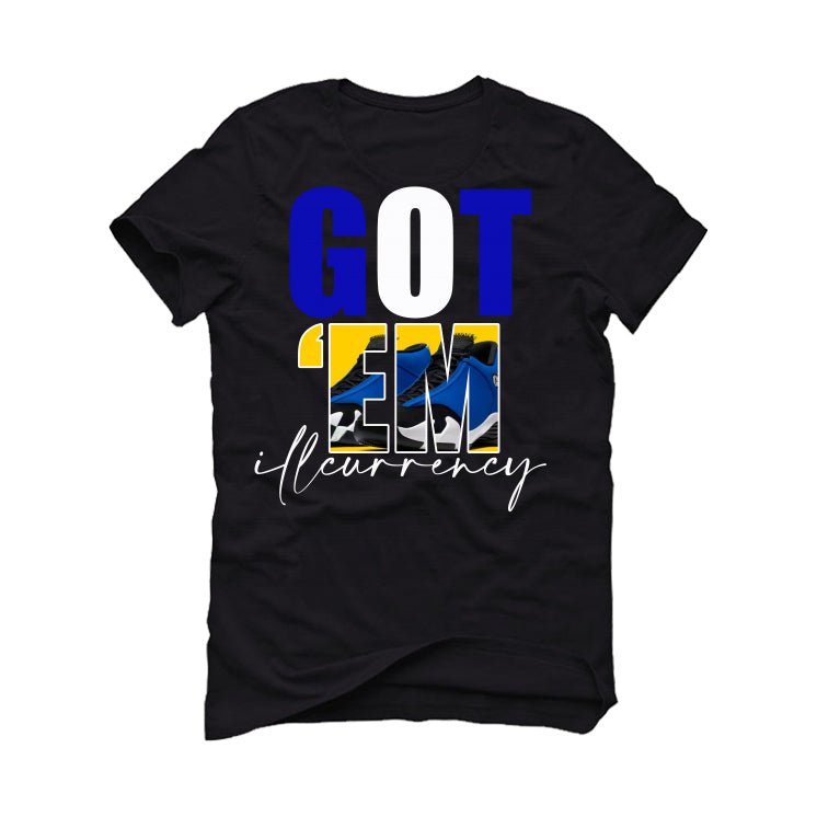 AIR JORDAN 14 LANEY |ILLCURRENCY Black T-Shirt (Got Em) product image 2