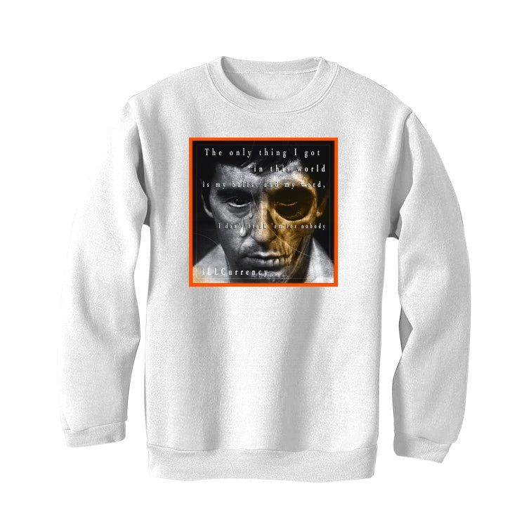 Air Jordan 12 Brilliant Orange - White T-Shirt (ONLY THING I GOT)
