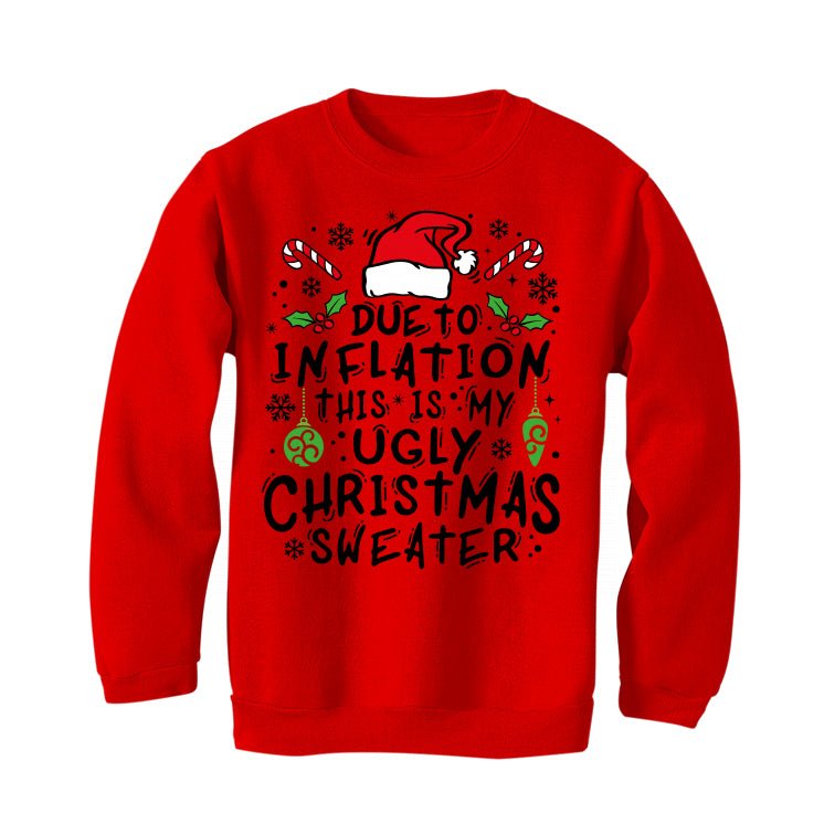 CHRISTMAS UGLY SWEATERS Red T-Shirt Inflation) product image 3