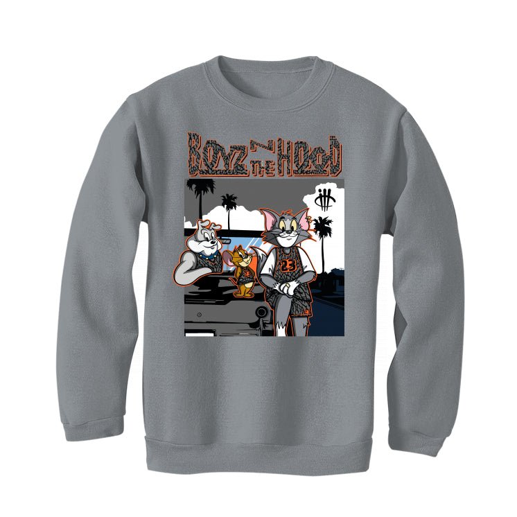 Air Jordan 3 Retro “Fear” | illcurrency Grey T-Shirt (Boys) product image 4