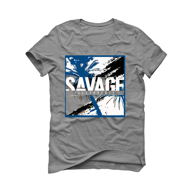 Air Jordan 1 High OG “True Blue” Grey T-Shirt (SAVAGE)