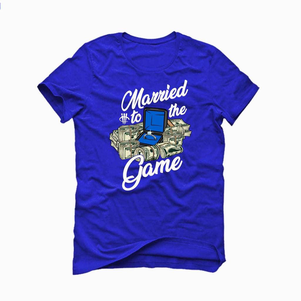 Air Jordan 1 Royal Reimagined | Illcurrency Blue T-Shirt product image 2