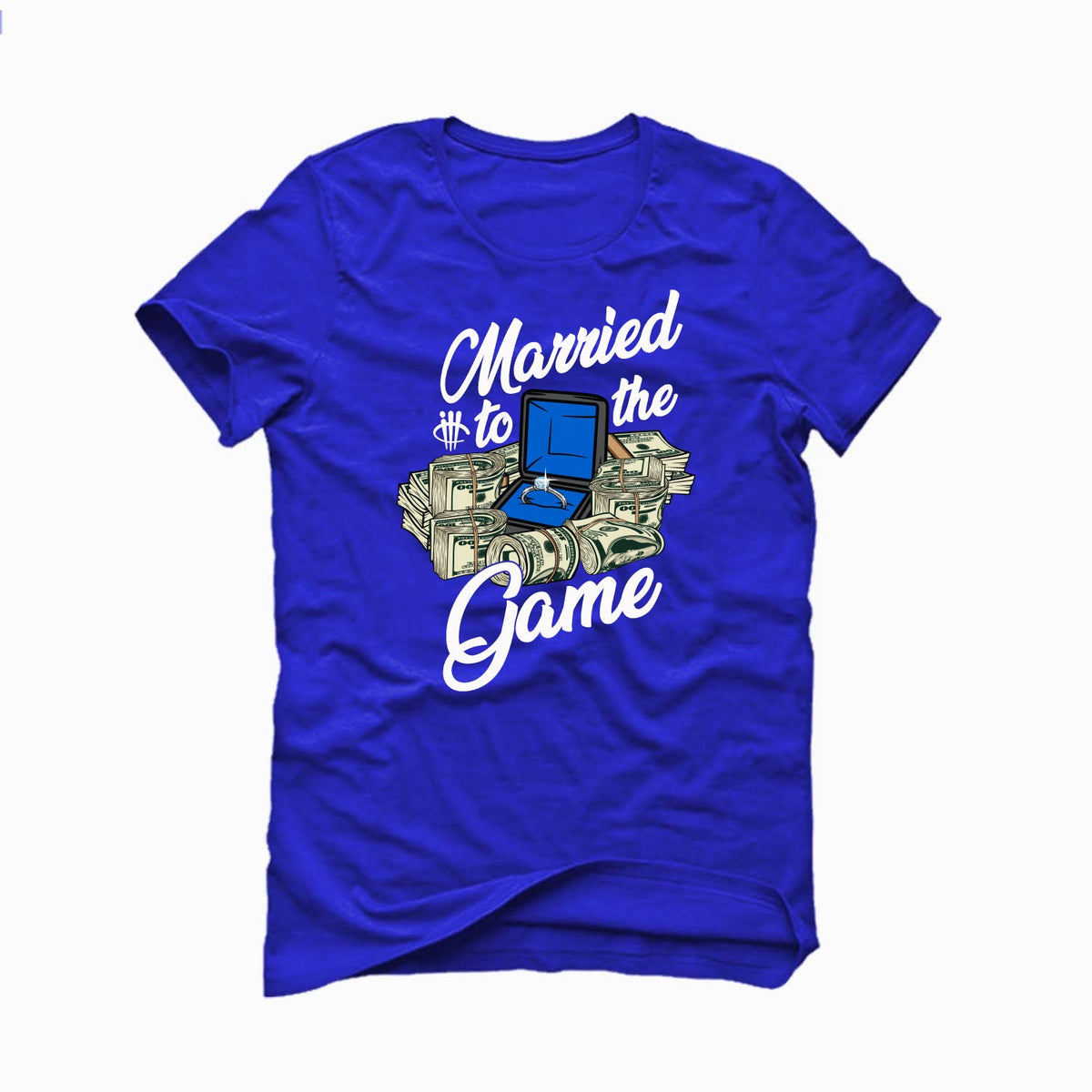 Air Jordan 1 Royal Reimagined | Illcurrency Blue T-Shirt product image 2