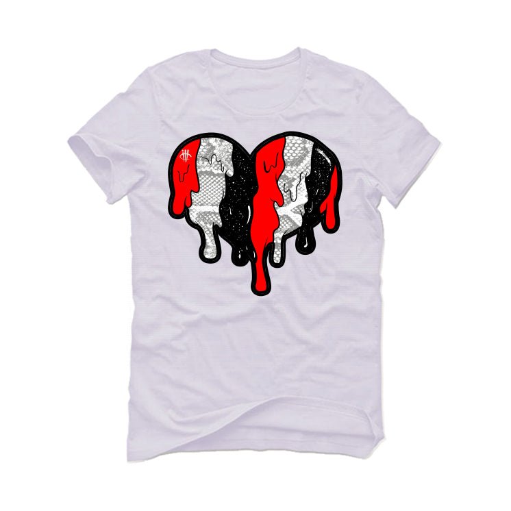 Air Jordan 2 “Python” | illcurrency White T-Shirt (Heart) product image 2
