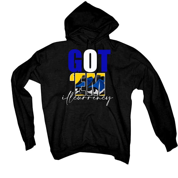 AIR JORDAN 14 LANEY |ILLCURRENCY Black T-Shirt (Got Em) product image 3