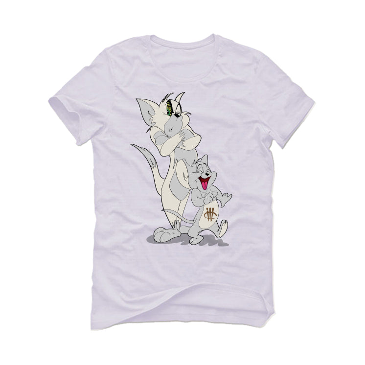 Air Jordan 11 Low IE “Light Orewood Brown” White T-Shirt (Tom n Jerry)