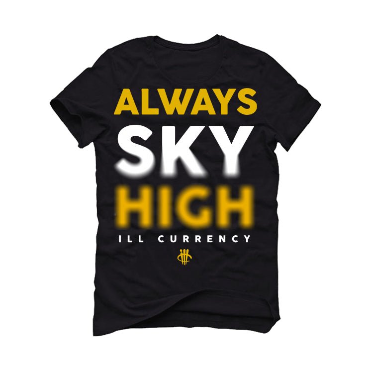 Air Jordan 1 OG Yellow Ochre Black T-Shirt (sky high) product image 2