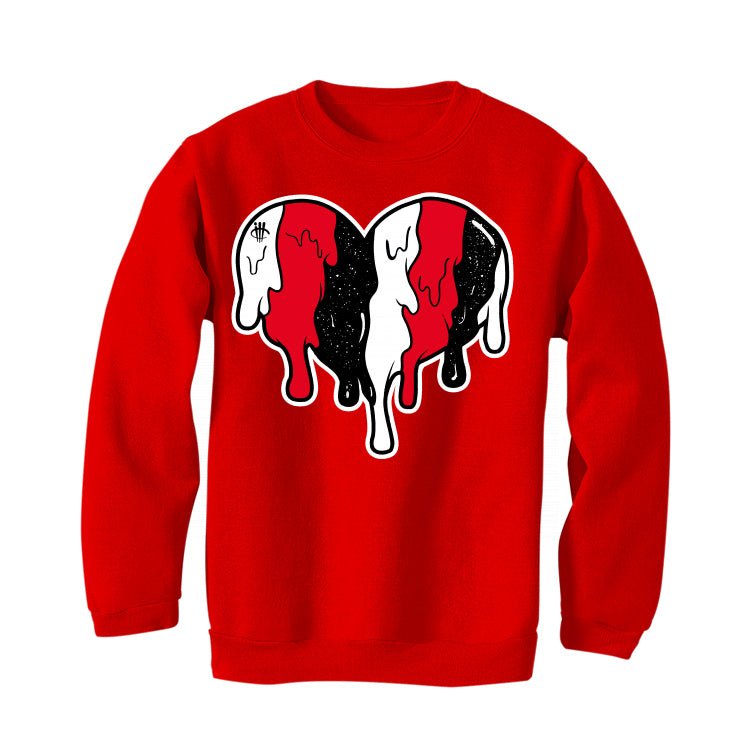 Air Jordan 8 “Playoffs” | illcurrency Red T-Shirt (Heart) product image 4