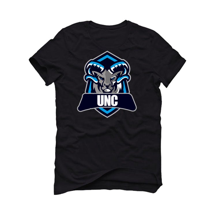 Air Jordan 1 "UNC Toe" | illcurrency Black T-Shirt (RAMMED product image 2