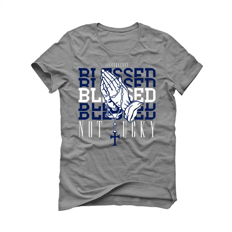 Air Jordan 5 “Georgetown” | illcurrency Grey T-Shirt product image 2