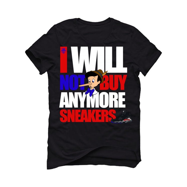 Air Jordan 8 “Playoffs” | illcurrency Black T-Shirt (I WILL product image 2