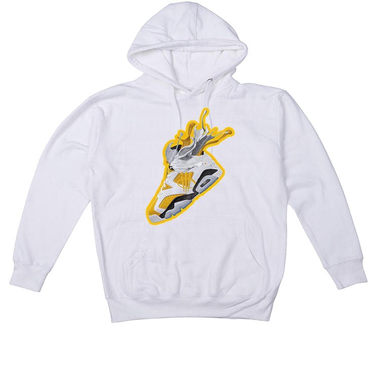 Air Jordan 6 Yellow Ochre | illcurrency White T-Shirt product image 3