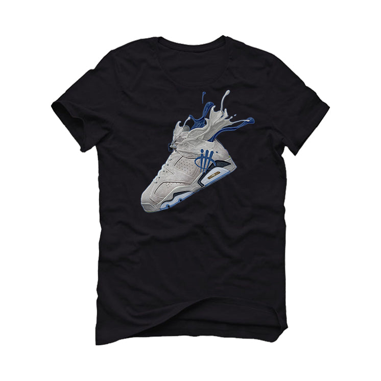 Air Jordan 6 Georgetown - Black T-Shirt (SPLASH)