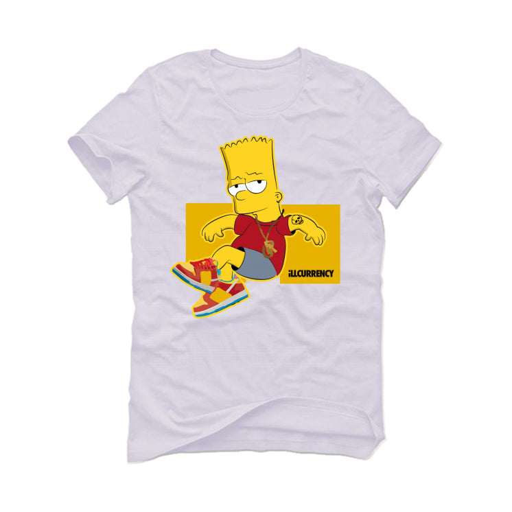 NIKE SB DUNK LOWS (Bart Simpson) | ILLCURRENCY White product image 2