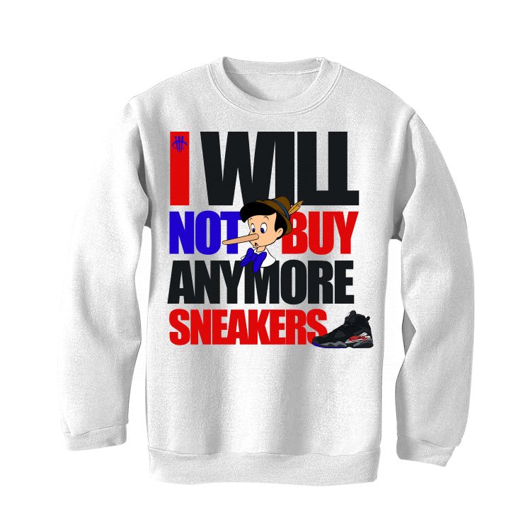 Air Jordan 8 “Playoffs” | illcurrency White T-Shirt (I WILL product image 4