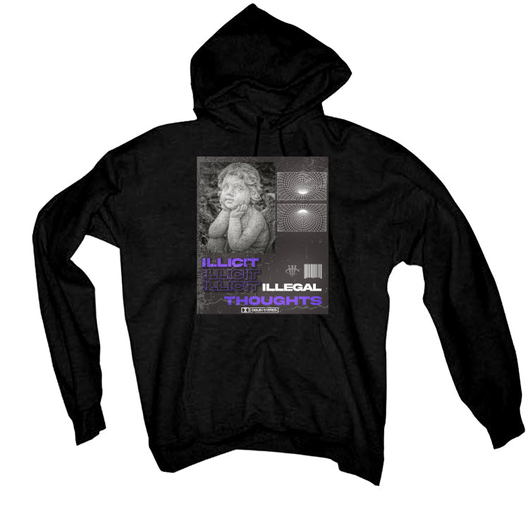 Air Jordan 5 “Concord”| illcurrency Black T-Shirt (ILLICIT THOUGHT)