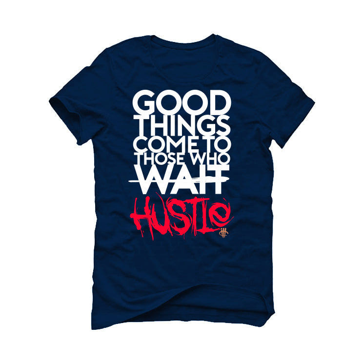 Trophy Room x Air Jordan 7 Navy Blue T-Shirt (Good Things) product image 2
