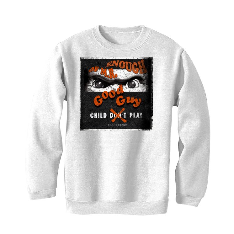 Air Jordan 12 Brilliant Orange - White T-Shirt (ENOUGH OF MR GOOD GUY)