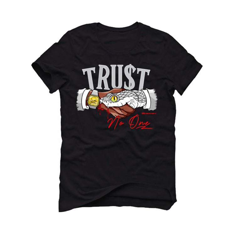 Air Jordan 2 “Python” | illcurrency Black T-Shirt (TRUST NO product image 2