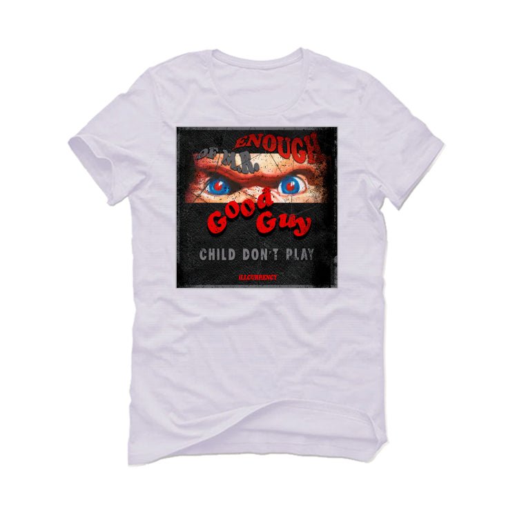 Air Jordan 13 Retro “Black Flint”| ILLCURRENCY White T-Shirt (ENOUGH OF MR GOOD GUY)